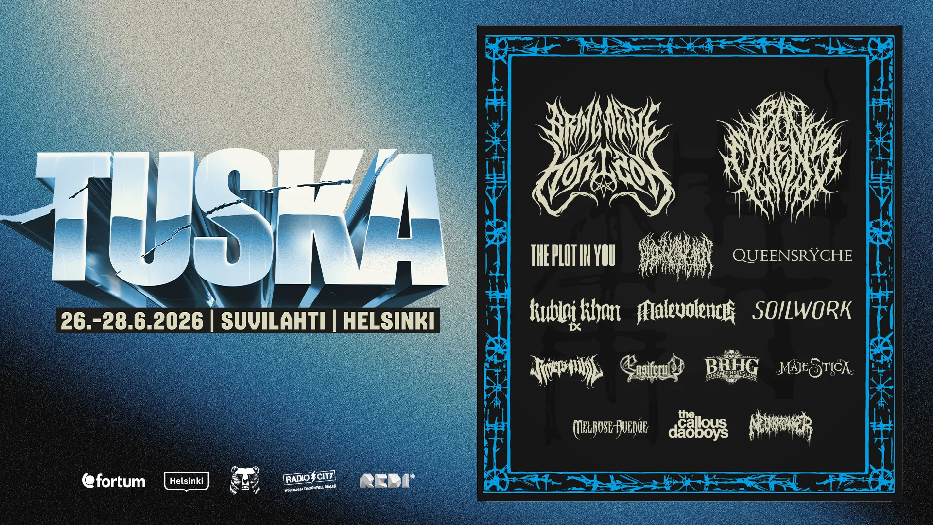 Tuska Festival 2026 promo