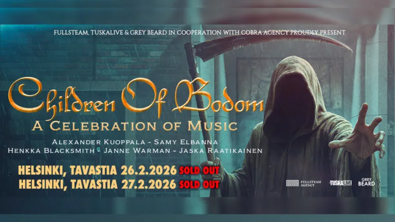 Children of Bodom will celebrate their music in Tavastia in