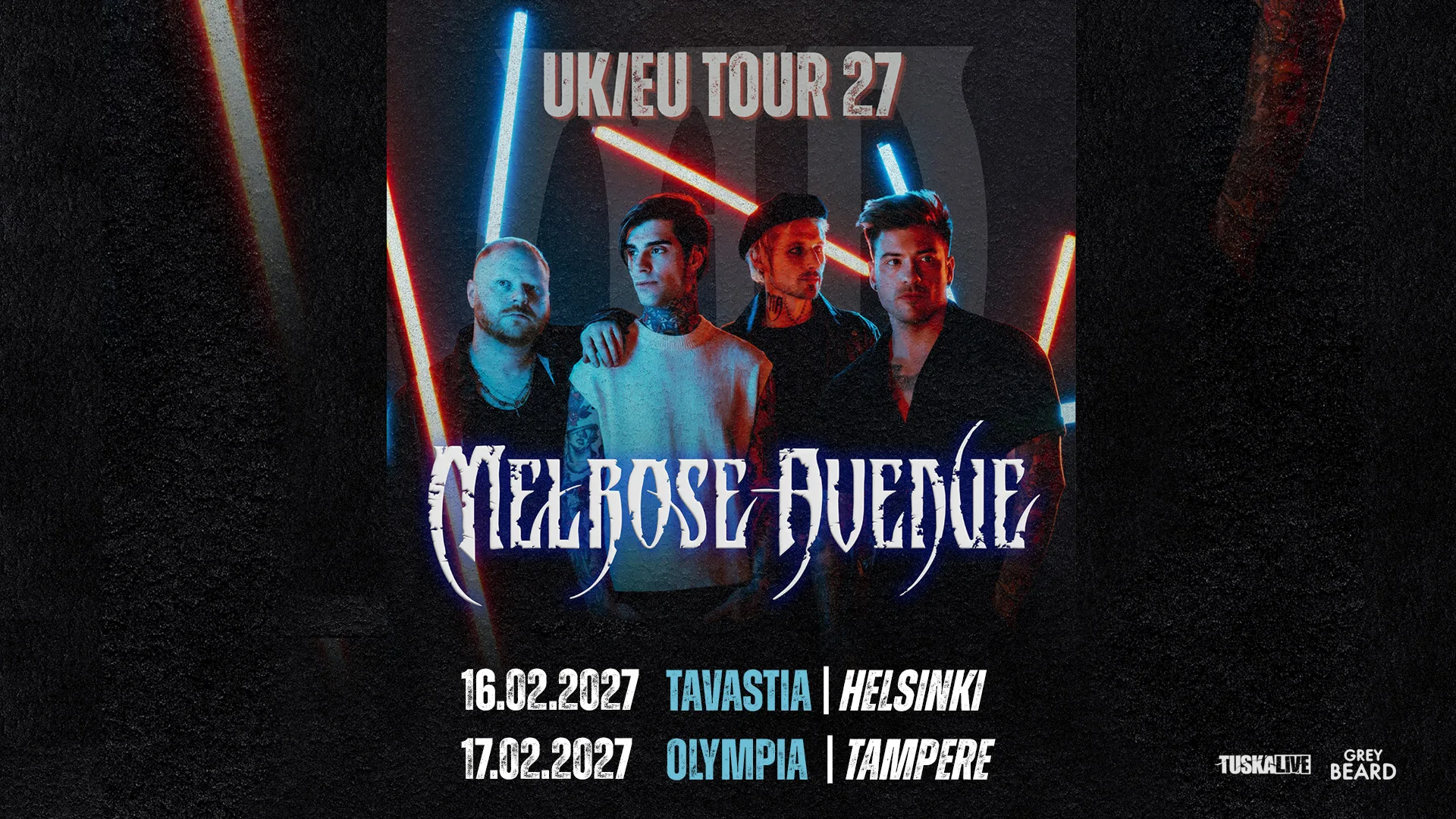 MELROSE AVENUE RETURNS TO FINLAND IN FEBRUARY 2027 - Tuska